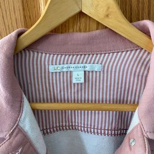 Rose Pink women’s jean jacket